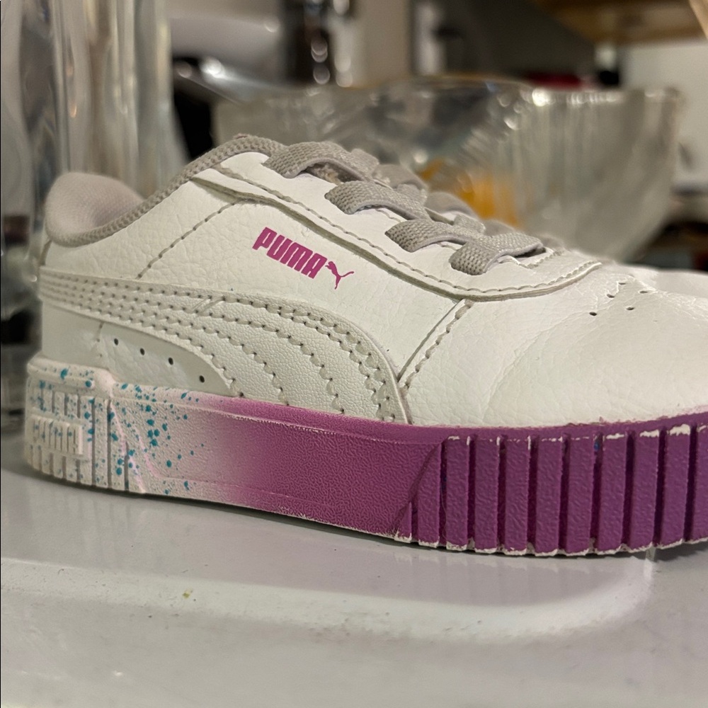 Puma Kids Sneakers White and Pink